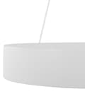 Miniatyrbild 7 av 10: Hängande Lampa Vit Stål Akryl Integrerad LED-ljus Rund Ring Modern Belysning