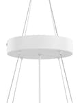 Miniatyrbild 8 av 10: Hängande Lampa Vit Stål Akryl Integrerad LED-ljus Rund Ring Modern Belysning