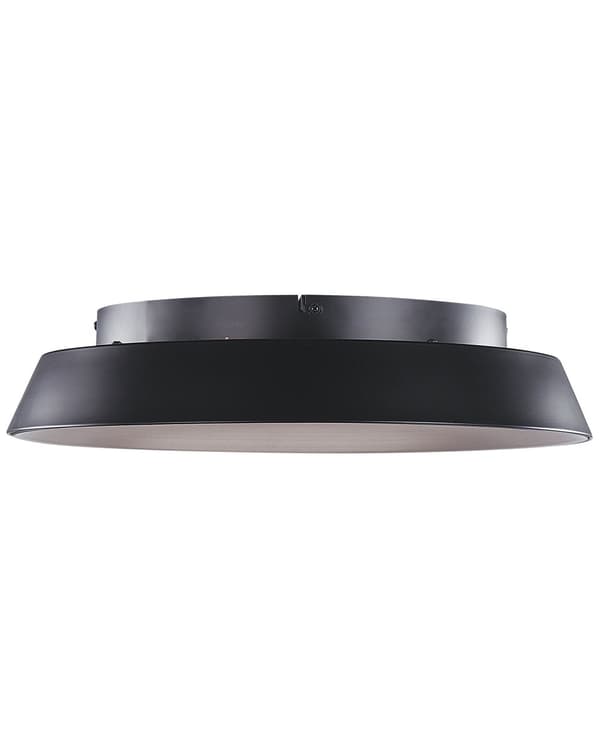 Taklampa Svart Stål Aluminium Integrerade LED-ljus Rund Form Dekorativ Modern Glamorös Belysning