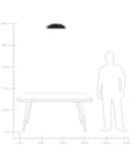 Miniatyrbild 8 av 9: Taklampa Svart Stål Aluminium Integrerade LED-ljus Rund Form Dekorativ Modern Glamorös Belysning