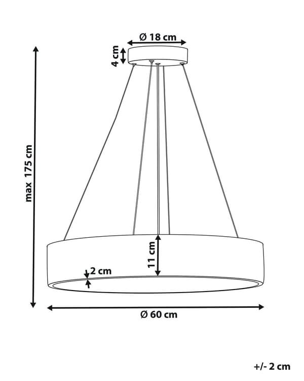 Hängande Lampa Svart Stål Akryl Integrerad LED-ljus Rund Ring Modern Belysning