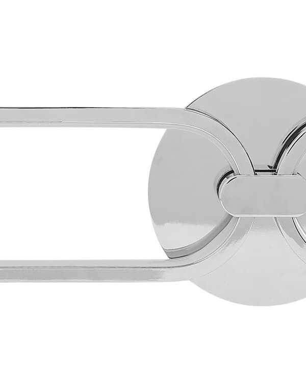 Vägglampa LED Silver Metallskärm Varmt Vitt Ljus Dekorativ Accent Belysning