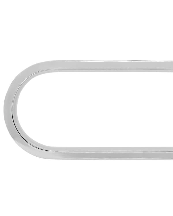 Vägglampa LED Silver Metallskärm Varmt Vitt Ljus Dekorativ Accent Belysning
