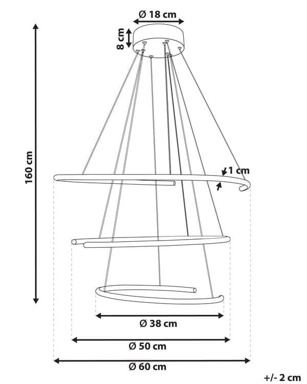 Hängande Lampa Svart Aluminium Stål Integrerad LED-ljus Unik Justerbar Form Modern Industriell Belysning