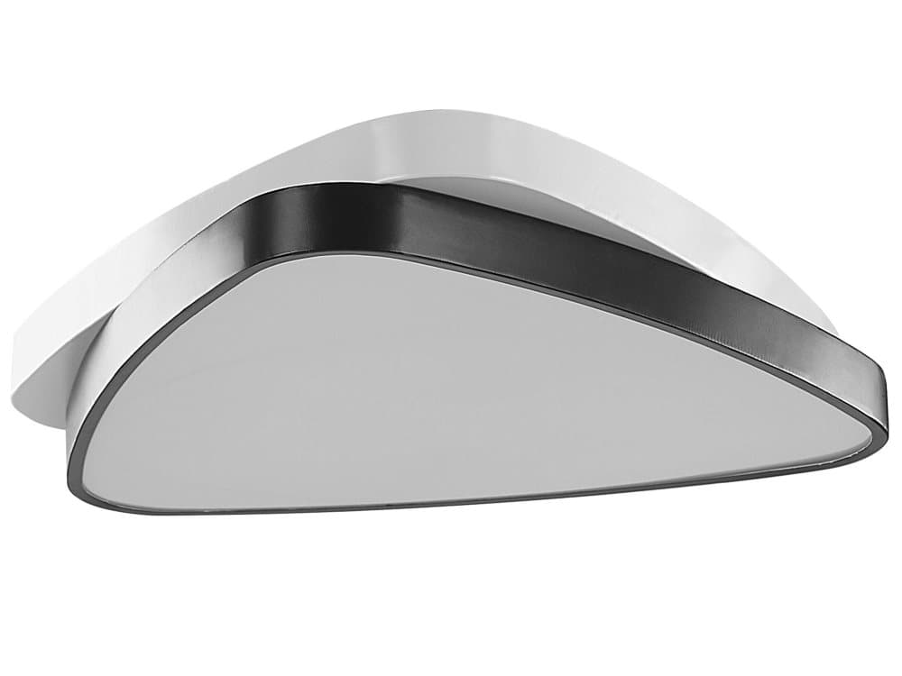 Taklampa 43 cm LED metall svart/vit BORIBO