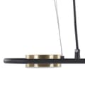 Miniatyrbild 7 av 10: Hängande Lampa Svart Mässing Stål 3 Integrerade LED-ljus Geometrisk Form Belysning Modern Industriell Kök Vardagsrum