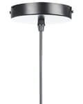 Miniatyrbild 9 av 10: Hängande Lampa Svart Papperskabel Naturliga Material Skärm Justerbar Kabel Boho Belysning
