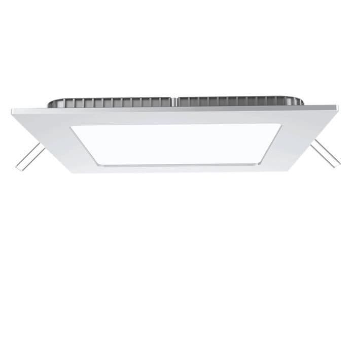LED-panel Infälld LED-panel vit aluminium fyrkantig belysningsinstallation takvägg
