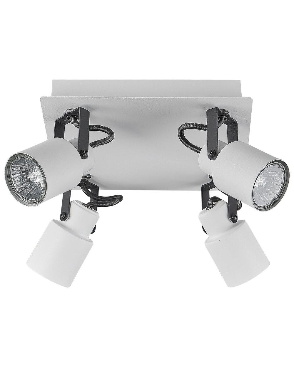 Taklampa metall vit BONTE