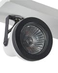 Miniatyrbild 8 av 10: Taklampa Vit och svart Metall Svängarm Konformad skärm Spotlight Design Rektangulär