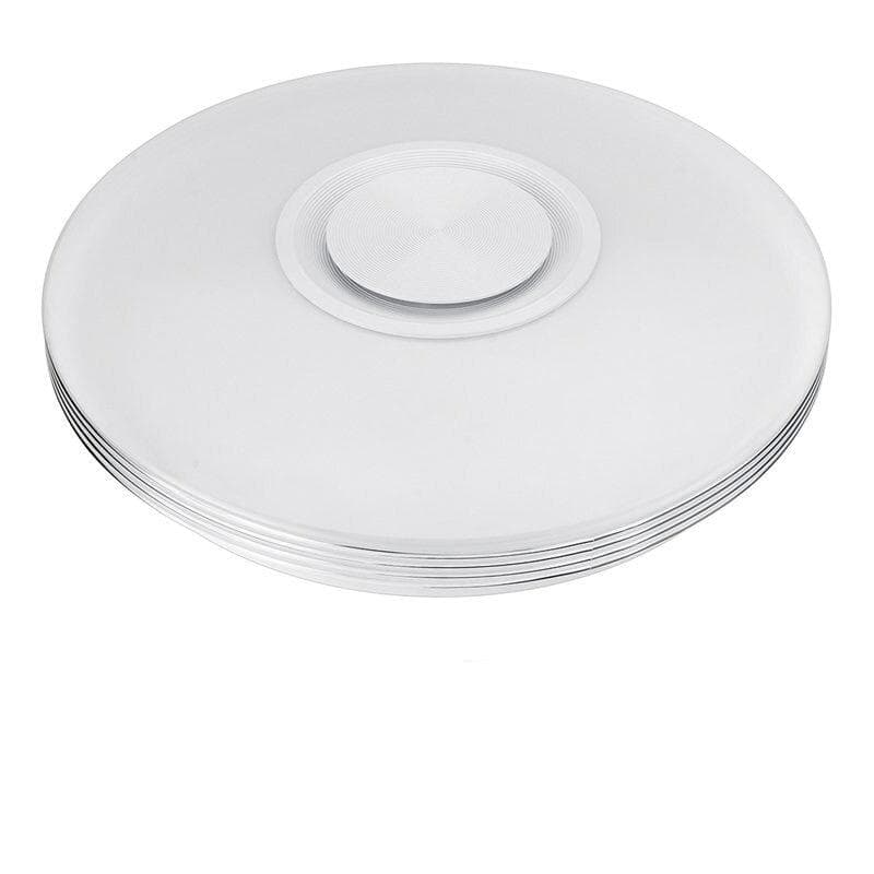 500W LED musiktakslampa - 40 cm - RGBW sovrumslampa med fjärrkontroll - Bluetooth-högtalare - App-styrd