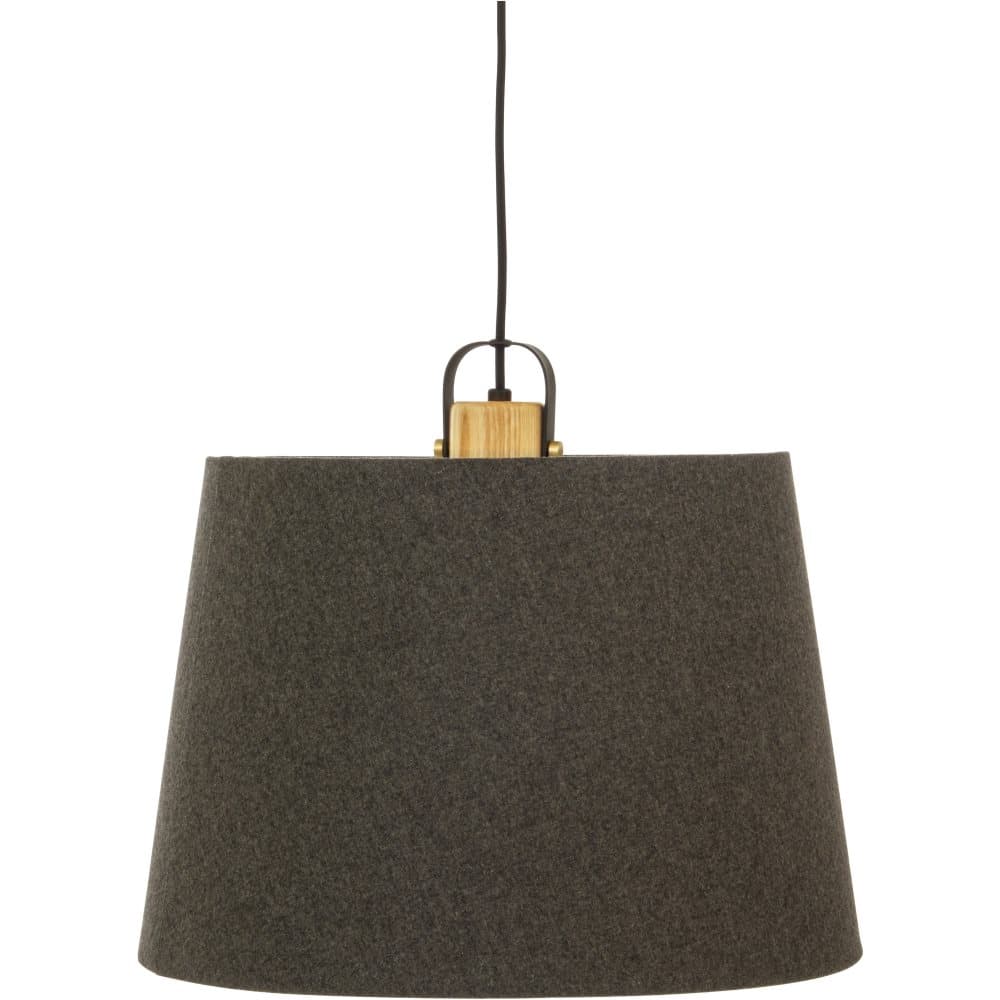 Geilo Taklampa 45cm, Grå/svart/trä Aneta Lighting