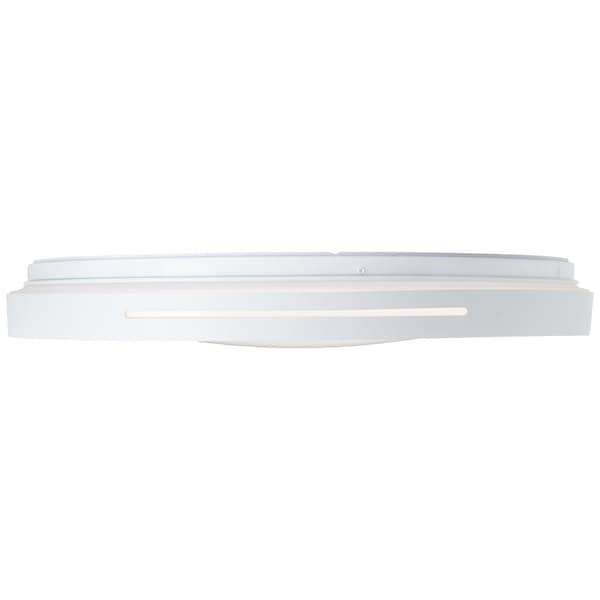 Brilliant Barty LED væg- og loftlampe 48cm hvid/krom, metal/plastik, 1x 30 W LED integreret, (lysstrøm: 2900lm, lysfarve: 3000-6500K)