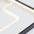 Miniatyrbild 3 av 7: Brilliant Barden LED-taklampa 90x60cm vit/svart, metall/plast, 1x 57,1 W LED integrerad, (ljusflöde: 7100lm, ljusfärg: 3000-6800K)