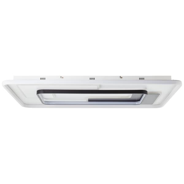 Brilliant Barden LED-taklampa 90x60cm vit/svart, metall/plast, 1x 57,1 W LED integrerad, (ljusflöde: 7100lm, ljusfärg: 3000-6800K)