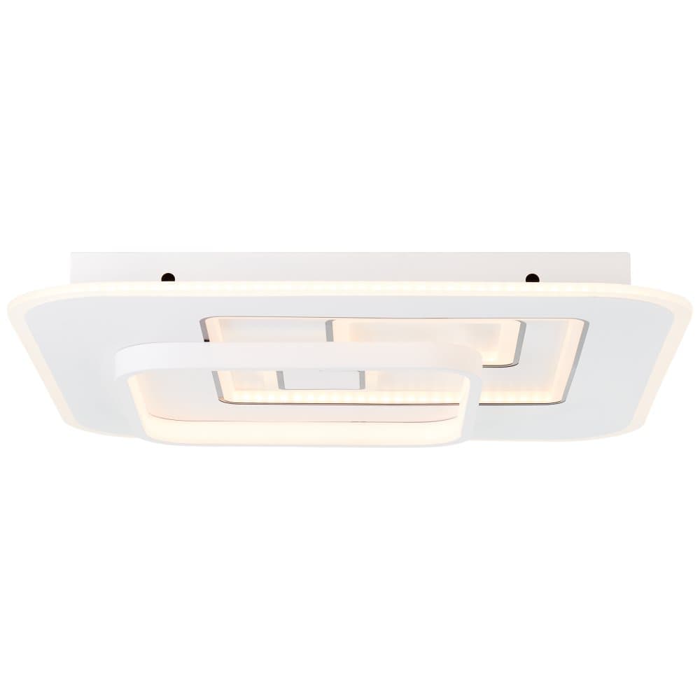 Brilliant Furtado LED-taklampa 50x50cm vit/svart, metall/plast, 1x 46 W LED integrerad, (ljusflöde: 6800lm, ljusfärg: 3000-6500K)