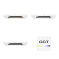 Miniatyrbillede 4 af 6: Brilliant Hutson LED loftslampe 80x50cm hvid/sort, metal/plastik, 1x 60 W LED integreret, (lysstrøm: 6800lm, lysfarve: 3000-7100K)