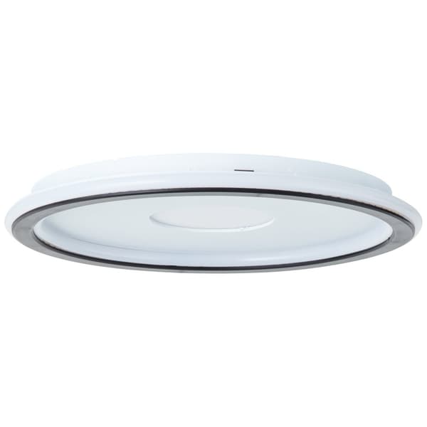 Brilliant Vegas LED kattovalaisin 30cm valkoinen/musta, muovi, 1x LED integroitu, 24 W, (valovirta: 2900lm, valon väri: 3000K)