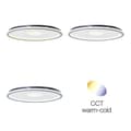 Miniatyrbillede 4 af 7: Brilliant Vegas LED loftslampe 50cm hvid/sort, plastik, 1x 44 W LED integreret, (lysstrøm: 5400lm, lysfarve: 3000-6500K)