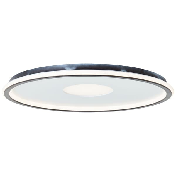 Brilliant Vegas LED loftslampe 50cm hvid/sort, plastik, 1x 44 W LED integreret, (lysstrøm: 5400lm, lysfarve: 3000-6500K)