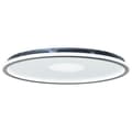 Miniatyrbillede 7 af 7: Brilliant Vegas LED loftslampe 50cm hvid/sort, plastik, 1x 44 W LED integreret, (lysstrøm: 5400lm, lysfarve: 3000-6500K)