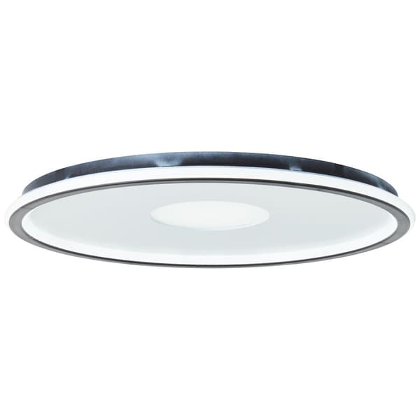 Brilliant Vegas LED loftslampe 50cm hvid/sort, plastik, 1x 44 W LED integreret, (lysstrøm: 5400lm, lysfarve: 3000-6500K)