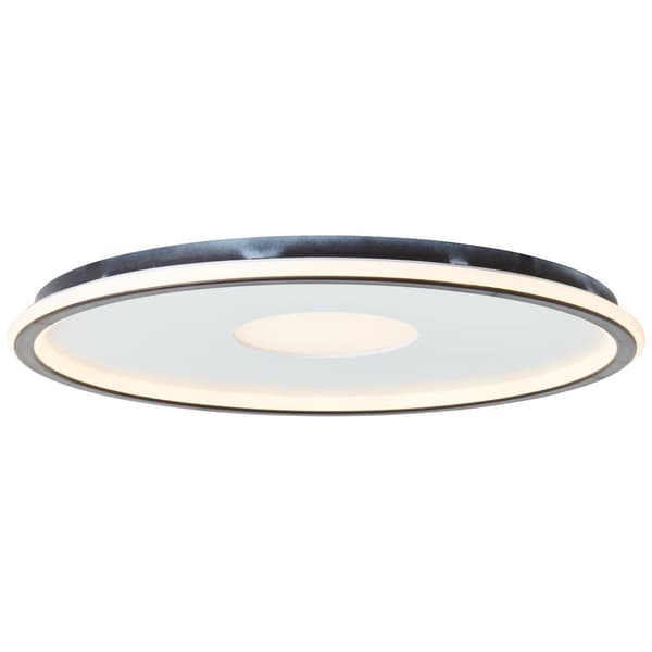 Brilliant Vegas LED-taklampa 50cm vit/svart, plast, 1x 44 W LED integrerad, (ljusflöde: 5400lm, ljusfärg: 3000-6500K)