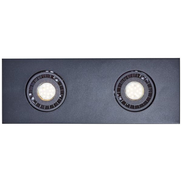 Brilliant Doro LED loftslampe 2-flammer sandsort, metal, 2x LED, GU10, 4,5 W, LED-reflektorlamper inkluderet (lysstrøm: 345lm, lysfarve: 3000K)