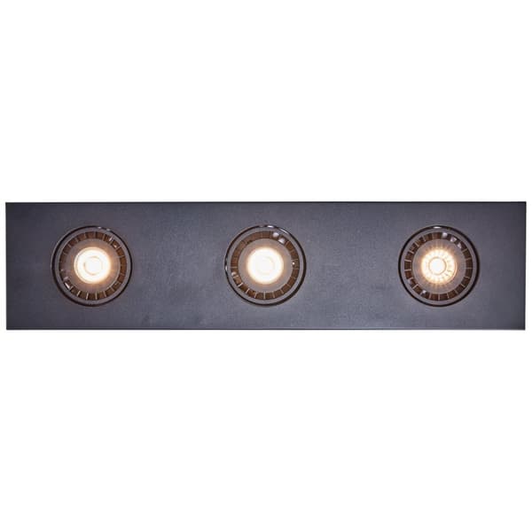 Brilliant Doro LED loftslampe 3-flammer sandsort, metal, 3x LED, GU10, 4,5 W, LED-reflektorlamper inkluderet (lysstrøm: 345lm, lysfarve: 3000K)