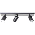 Miniatyrbillede 4 af 7: Brilliant Jello LED spot bar 3-flammer mat sort, metal, 3x LED, GU10, 5 W, LED reflektor lamper inkluderet (lysstrøm: 345lm, lys farve: 3000K)