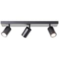 Miniatyrbillede 1 af 7: Brilliant Jello LED spot bar 3-flammer mat sort, metal, 3x LED, GU10, 5 W, LED reflektor lamper inkluderet (lysstrøm: 345lm, lys farve: 3000K)