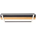 Pikkukuva 1 / 7: Brilliant Loneos LED kattovalaisin 45x40cm vaalea puu/musta, puu/metalli/muovi, 1x integroitu LED, 24 W, (valovirta: 3000lm, valon väri: 3000K)