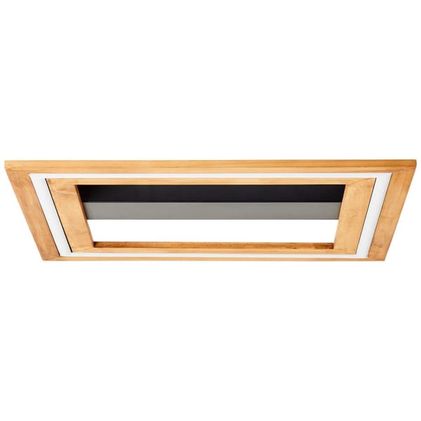 Brilliant Rhea LED loftslampe 45x45cm lys træ/sort, træ/metal/plast, 1x LED integreret, 24 W, (lysstrøm: 3000lm, lysfarve: 3000K)