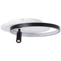 Miniatyrbillede 4 af 7: Brilliant Eunomia LED loftslampe 35x30cm 1-flamme sort/hvid, metal/plastik, 1x LED integreret, 24 W, (lysstrøm: 2500lm, lysfarve: 3000K)