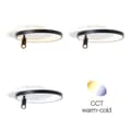 Miniatyrbillede 6 af 7: Brilliant Eunomia LED loftslampe 35x30cm 1-flamme sort/hvid, metal/plastik, 1x LED integreret, 24 W, (lysstrøm: 2500lm, lysfarve: 3000K)