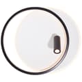 Miniatyrbillede 7 af 7: Brilliant Eunomia LED loftslampe 35x30cm 1-flamme sort/hvid, metal/plastik, 1x LED integreret, 24 W, (lysstrøm: 2500lm, lysfarve: 3000K)