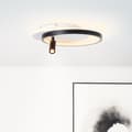 Miniatyrbillede 2 af 7: Brilliant Eunomia LED loftslampe 35x30cm 1-flamme sort/hvid, metal/plastik, 1x LED integreret, 24 W, (lysstrøm: 2500lm, lysfarve: 3000K)