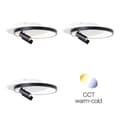 Miniatyrbillede 6 af 7: Brilliant Eunomia LED loftslampe 35x30cm 2-flammer sort/hvid, metal/plast, 1x LED integreret, 30 W, (lysstrøm: 2900lm, lysfarve: 3000K)