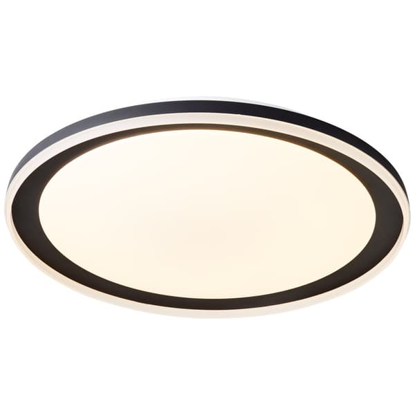 Brilliant Pederson LED kattovalaisin 55cm musta, metalli/muovi, 1x 60 W LED integroitu, (valovirta: 6600lm, valon väri: 3000-6500K)