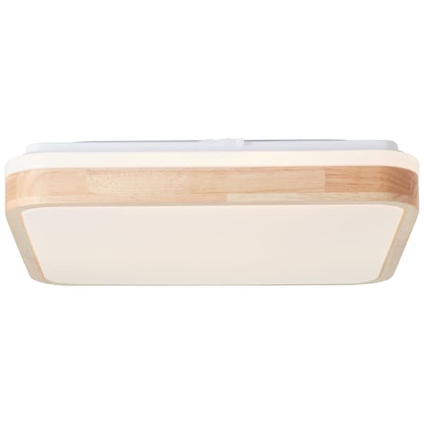 Brilliant Tumeo LED loftslampe 40x40cm lys træ/hvid, metal/træ, 1x LED integreret, 24 W, (lysstrøm: 2400lm, lysfarve: 3000K)