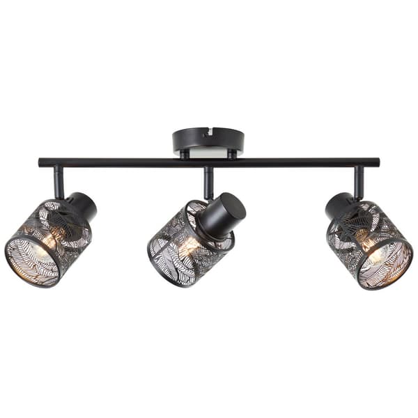 Brilliant Bano spotlight 3-flammer mat sort, metal, 3x D45, E14, 40 W