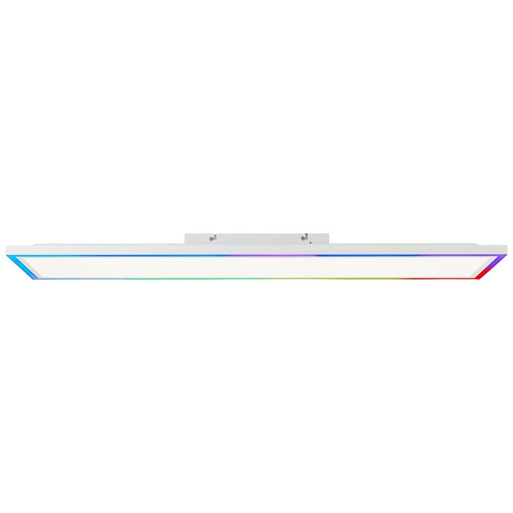 Brilliant Everest LED utanpåliggande takpanel 100x25cm vit, aluminium/plast, 1x 20 W LED integrerad (ljusflöde: 2300lm, ljusfärg: 2700-6500K)