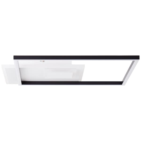 Brilliant Iorgo LED kattopaneeli 44x44cm musta/valkoinen, metalli/muovi, 1x LED integroitu, 40 W, (valovirta: 4300lm, valon väri: 3000K)