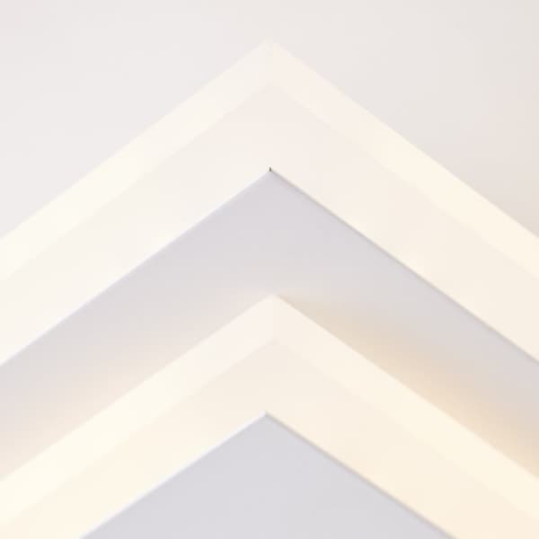 Brilliant Iorgo LED kattopaneeli 44x44cm musta/valkoinen, metalli/muovi, 1x LED integroitu, 40 W, (valovirta: 4300lm, valon väri: 3000K)