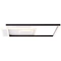 Pikkukuva 1 / 7: Brilliant Iorgo LED kattopaneeli 44x44cm musta/valkoinen, metalli/muovi, 1x LED integroitu, 40 W, (valovirta: 4300lm, valon väri: 3000K)