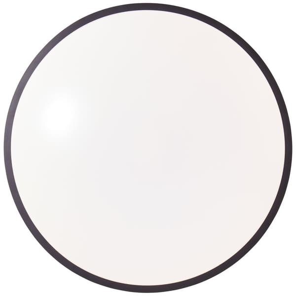 Brilliant Heida LED overflademonteret loftspanel 48cm sort, metal/plast, 1x 30 W LED integreret, (lysstrøm: 3000lm, lysfarve: 3000-6500K)