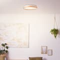 Pikkukuva 3 / 7: Brilliant Alson LED kattovalaisin 39cm vaalea puu/valkoinen, metalli/puu/muovi, 1x 26 W LED integroitu, (valovirta: 2500lm, valon väri: 3000-4500K)