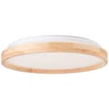 Pikkukuva 7 / 7: Brilliant Alson LED kattovalaisin 39cm vaalea puu/valkoinen, metalli/puu/muovi, 1x 26 W LED integroitu, (valovirta: 2500lm, valon väri: 3000-4500K)