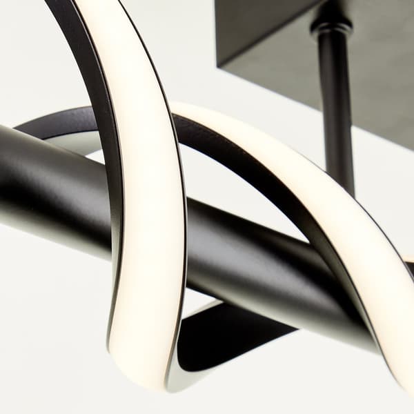 Brilliant Amalie LED loftslampe 80cm sort, metal/plast, 1x LED integreret, 16 W, (lysstrøm: 2100lm, lysfarve: 3000K)
