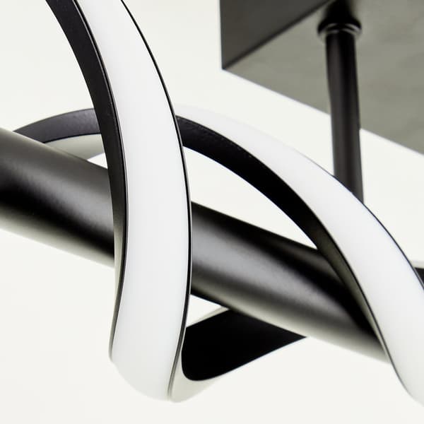 Brilliant Amalie LED loftslampe 80cm sort, metal/plast, 1x LED integreret, 16 W, (lysstrøm: 2100lm, lysfarve: 3000K)
